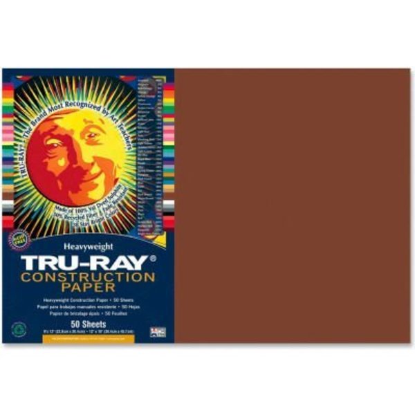 Pacon Pacon Tru-Ray Construction Paper 12in x 18in Brown 103057